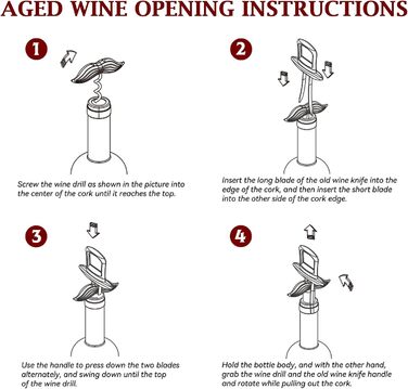 Штопор для вина 3-в-1 джентльмен LUCYLANKER