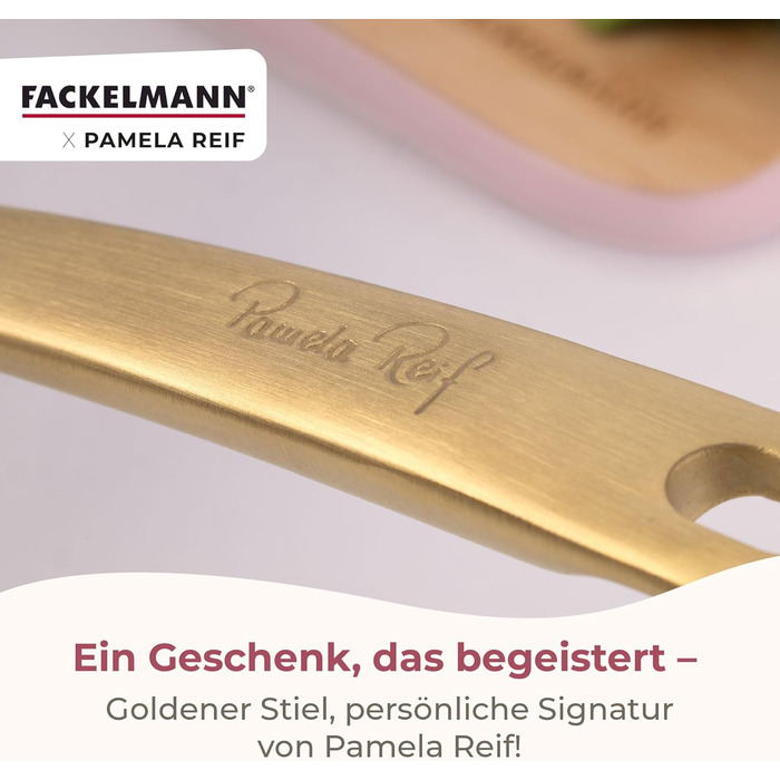 Набор кастрюль со стеклянными крышками, 9 предметов, пастельно-бежевый Pamela Reif Fackelmann