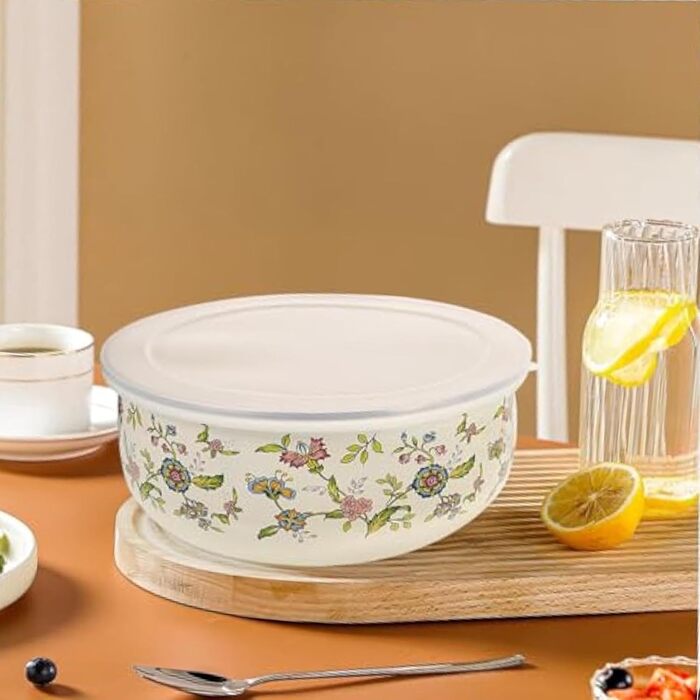 Наборы эмалированных мисок с крышками 5 предметов RSBFER