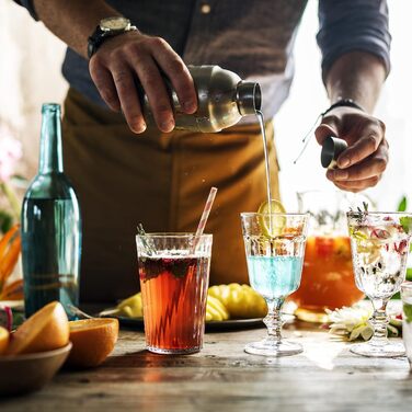 Набір для коктейлів 5 предметів Relaxdays