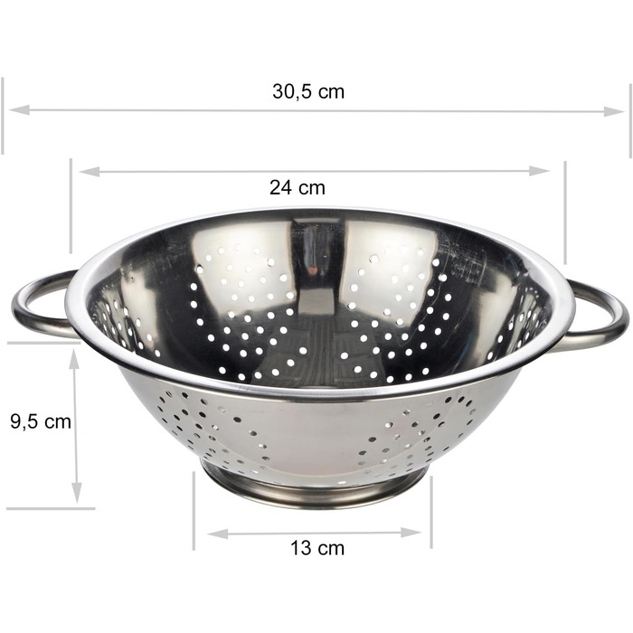 Друшляк-сито 24 см 2 шт theener