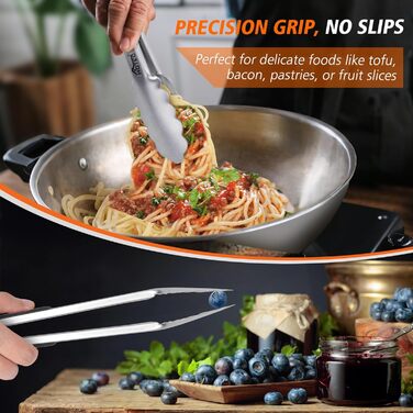 Щипці для гриля з нержавіючої сталі Hotec