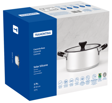 Каструля Tramontina Solar silicone (6.0 л) 24 см (6358931)