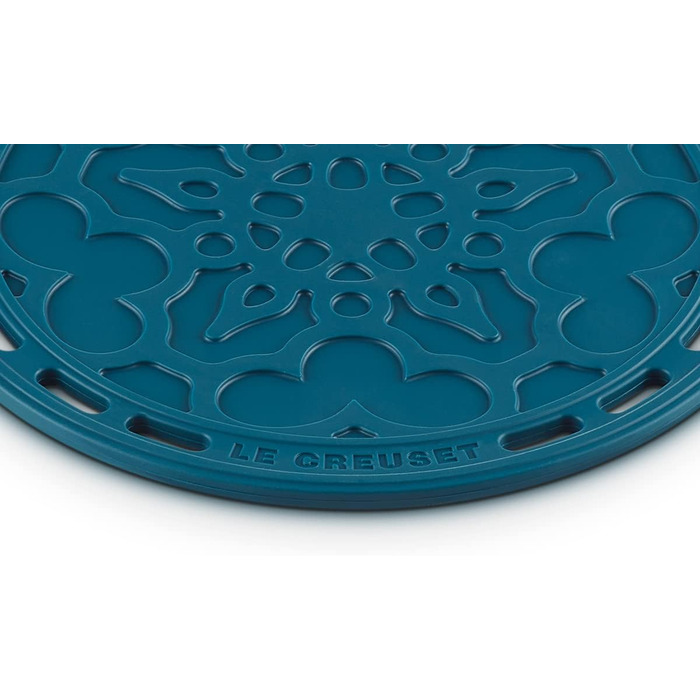 Підставка Le Creuset Tradition з силікону, термостійка до 250C, Ø 20 см, 93007300060000 (Deep Teal)