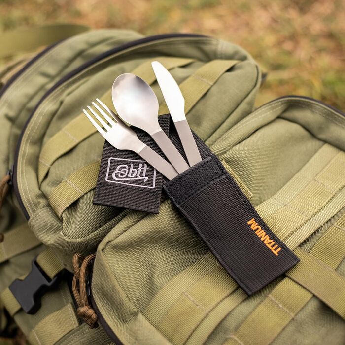Туристический набор столовых приборов из титана Esbit