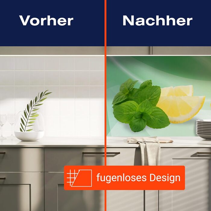 Кухонный фартук защита от брызг 180 х 50 см wandmotiv24