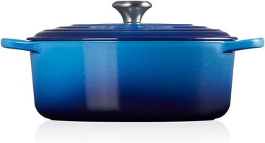 Гусятница / жаровня з кришкою 27 см, синій Le Creuset