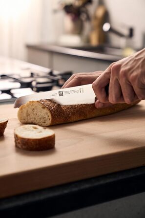 Набір з 5 ножів з ножицями та заточуючим блоком коричневий Gourmet Zwilling