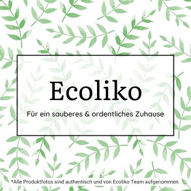 Набор губок для мытья 6 шт. черный Ecoliko