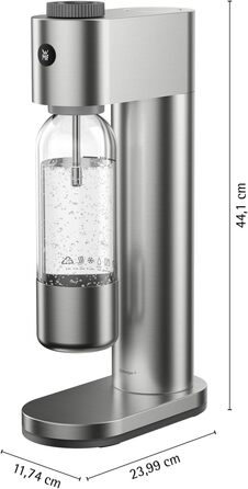 Карбонатор води 0,85 л сріблястий Element One WMF