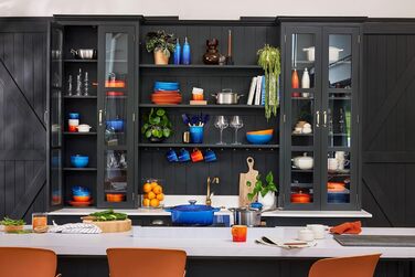Гусятница / жаровня з кришкою 27 см, синій Le Creuset