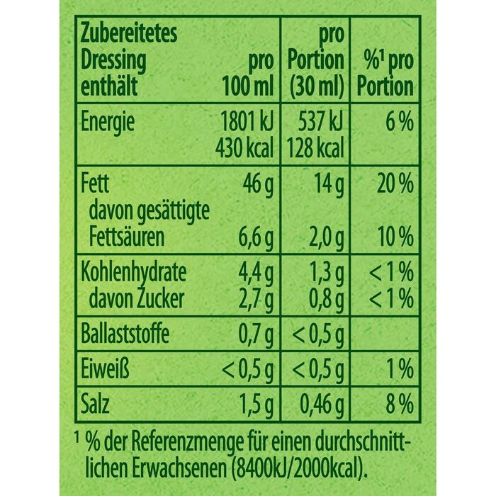 Італійська художня заправка Knorr Salatkrnung, упаковка 15 шт. (15 x 5 x 30 мл) (450 мл (упаковка 5 шт.))