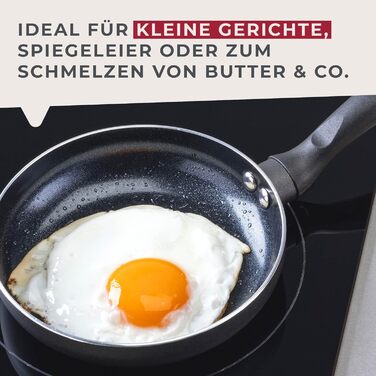 Сковорода 14 см з керамічним покриттям, чорна Highrise Fackelmann