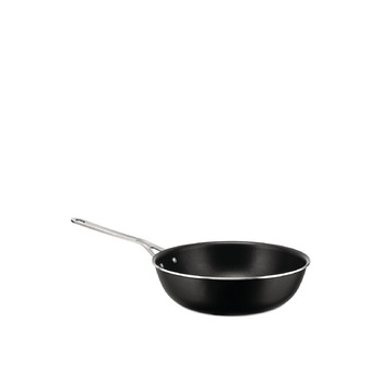 Сковорода глубокая 28 см, черная Pots & Pans Alessi