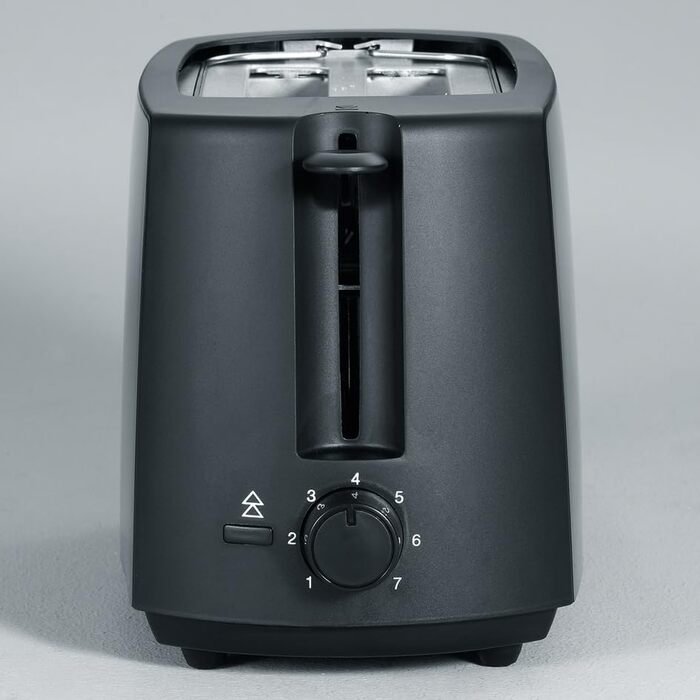 Автоматичний тостер SEVERIN, тостер з насадкою для булочки, високоякісний тостер з піддоном для крихт і потужністю 700 Вт, чорний, AT 2287