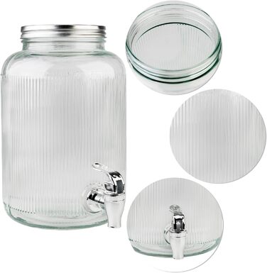 Диспенсер для напитков с краном 4 л SUPERBUTELKI.PL