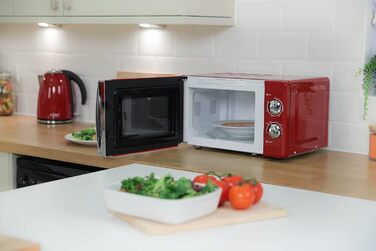 Мікрохвильова піч 17 л, 700 Вт, червоний RHMM701R Russell Hobbs