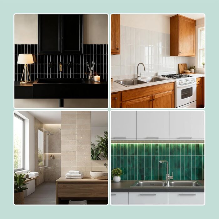 Клейкая плитка от брызг 30 х 30 см 20 шт Relaxdays