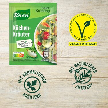 Заправка для салату Knorr з травами для смачної заправки з натуральних інгредієнтів* 15 шт., 5 шт.