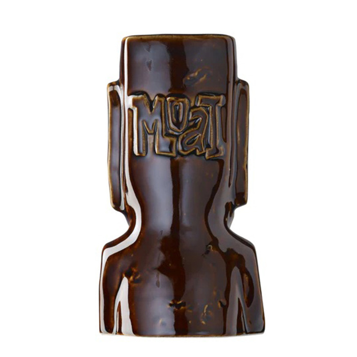 Стакан Тікі 500 мл, коричневий, Moai, Tiki Tropical, Urbanbar (Урбанбар)