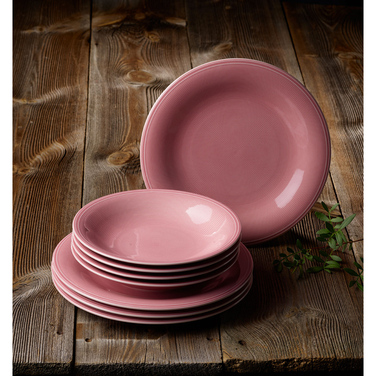 Набір тарілок, 8 предметів, рожевих Color Loop Vivo Villeroy & Boch