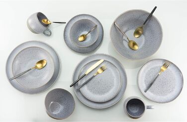 Набір посуду на 4 персони, 16 предметів, Loft Stone Creatable