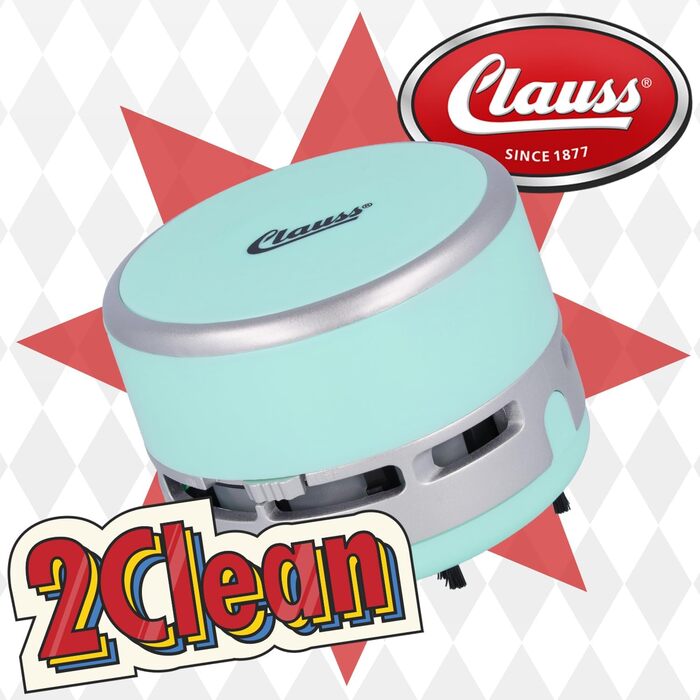 Мини-пылесос беспроводной 6 Вт мятный Clauss