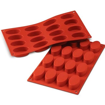 Силиконовая форма для выпечки Овал 5,5х3,3 см Silikomart