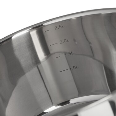 Ківш Fissman FELICE 18x9 см / 2,4 л. без кришки нержавеющая сталь (5329)