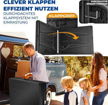 Складной стол для кемпинга 183 х 76 х 74 см KESSER