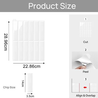 Самоклеюча настінна плитка 28 х 22 см 10 шт WoStick