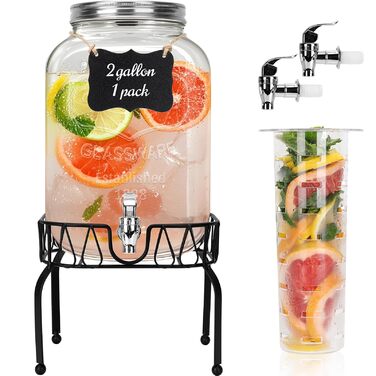 Стеклянные диспенсеры для напитков 7,6 л DHSBTLS