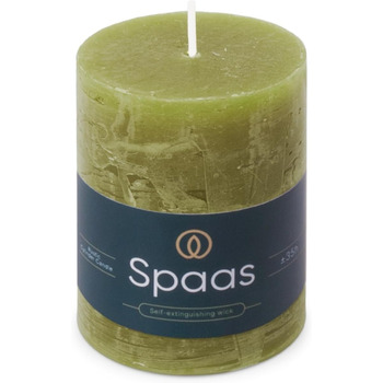 Свічка Spaas Rustic Pillar 70/95 мм 35 шт. - світло-рожева (оливково-зелена)