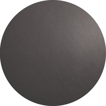 Підставка для тарілок кругла темно-сіра Ø38 см Leather ASA-Selection