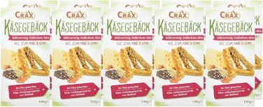 Печенье с сыром - палочки с кунжутом, миндалем и тмином, 10 упаковок по 100 г. Cräx