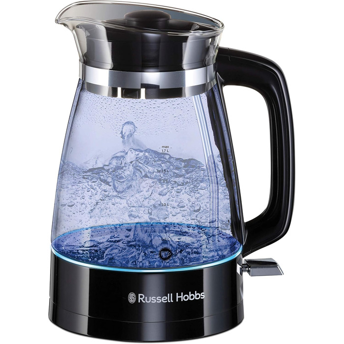 Электрический стеклянный чайник 1,7л 2400 Вт Russell Hobbs