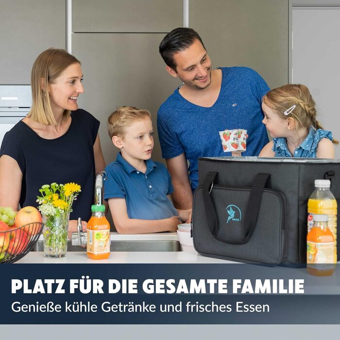 Термосумка 30 л черная Obics