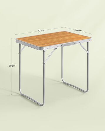 Кемпинговый стол 70 x 50 x 60 см WOLTU