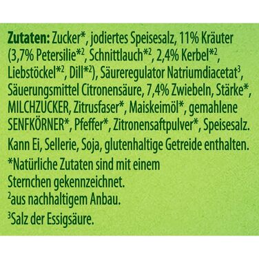 Заправка для салату Knorr у французькому стилі для смачної заправки для салату з натуральними інгредієнтами* 15 x 5 x 90 мл 8 г (75 упаковок)