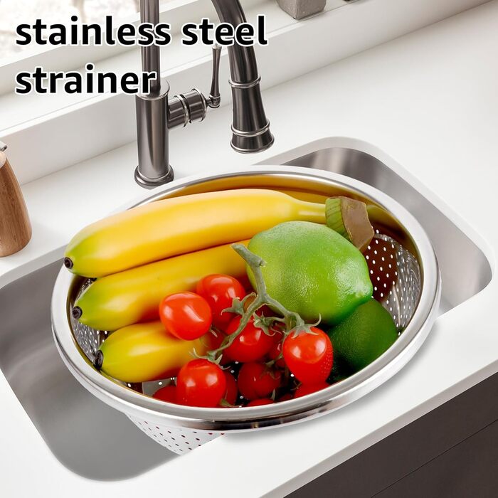 Набор сита и миски из нержавеющей стали 2 шт LDHHYH