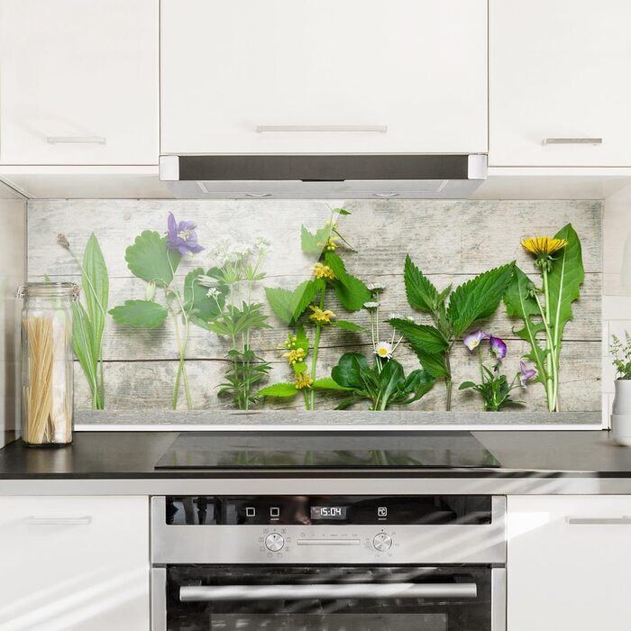 Скляний фартух із зображенням трав 125 х 50 см Bilderwelten