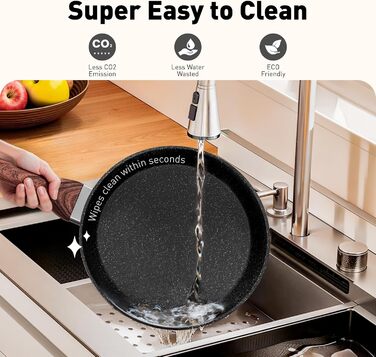 Набор кухонной посуды, 15 предметов, черный DishDelight