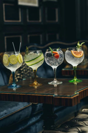 Келих для коктейлю 600 мл, Crystal Gin Balloon Blue, Urbanbar (Урбанбар)
