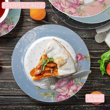 Порцелянові десертні тарілки 19,1 см 4 шт London Boutique