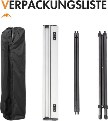 Складной кемпинговый стол белый Portal