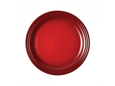 Тарелка для завтрака 22 см, красная Le Creuset