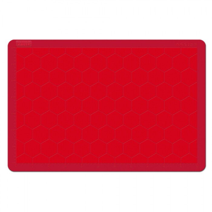 Силіконовий килимок для випічки червоний 40 x 30 см Kaiserflex RED Kaiser