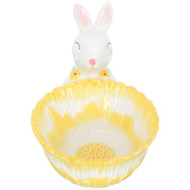 Керамическая чаша для хранения пасхального кролика Angoily