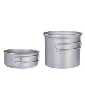 Набор производной посуды для кемпинга 500 и 1000 мл iBasingo