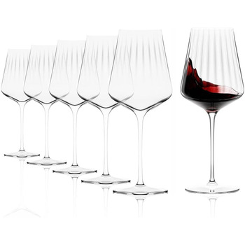 Набор бокалов для белого вина из 6 шт. / Хрустальный бокал / Бокал для белого вина / Набор бокалов для вина высокого качества / Бокалы для вина Stlzle (Бокалы для бордо)